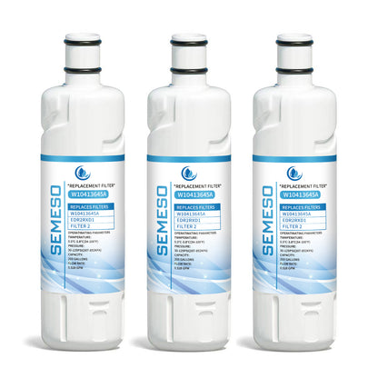 Semeso W10413645A Refrigerator Water Filter for EDR2RXD1, W10238154, P6RFWB2, 46-9082, 46-9903