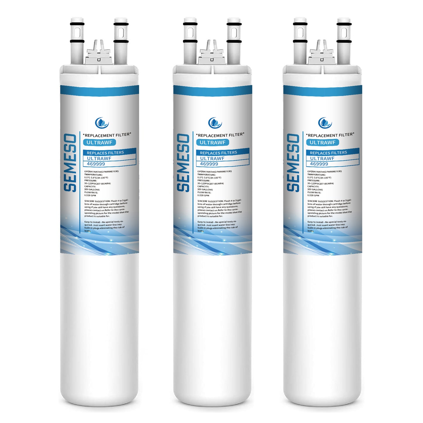 Semeso ULTRAWF Refrigerator Water Filter, Compatible with ULTRAWF Water Filter & Kenmore 9999