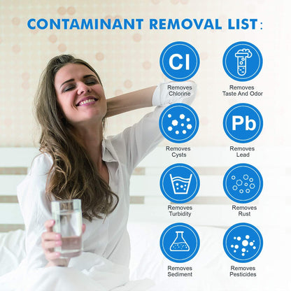 Semeso W10413645A Refrigerator Water Filter for EDR2RXD1, W10238154, P6RFWB2, 46-9082, 46-9903
