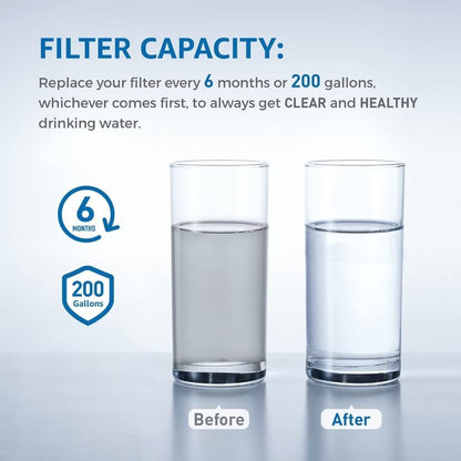 Semeso W10413645A Refrigerator Water Filter for EDR2RXD1, W10238154, P6RFWB2, 46-9082, 46-9903
