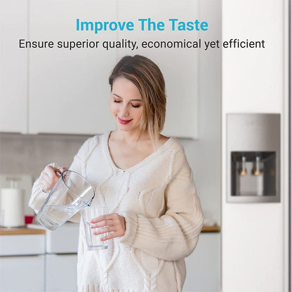 Semeso W10413645A Refrigerator Water Filter for EDR2RXD1, W10238154, P6RFWB2, 46-9082, 46-9903
