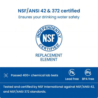 Semeso W10295370A Refrigerator Water Filter for Filter 1, Whirlpool EDR1RXD1,  P4RFWB, 46-9930, 46-9081