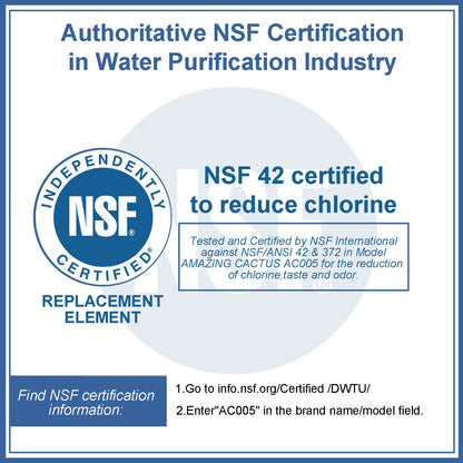 Semeso W10413645A Refrigerator Water Filter for EDR2RXD1, W10238154, P6RFWB2, 46-9082, 46-9903